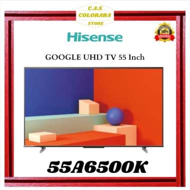 TV HISENSE 55A6500K GOOGLE TV 55 INCH 4K UHD VOICE CONTROL 55A6500 | ANDROID TV 55 INCH HISENSE