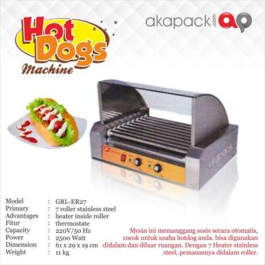 hotdog maker / hotdog machine / pemanggang sosis / panggangan sosis / Mesin Pengolah Makanan