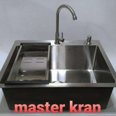 paket lengkap KITCHEN SINK INOBE 6045 SS 304 / wastafel cuci piring