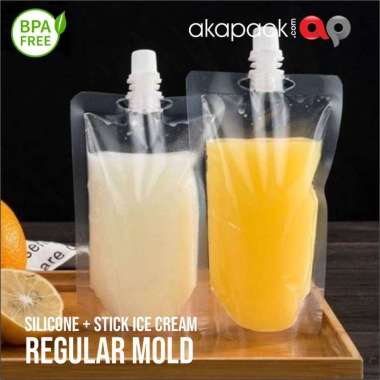 KEMASAN SPOUT 12x20 500ml standing pouch cairan / kemasan plastik dengan SPOUT 100pc