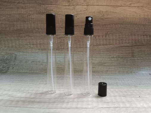Botol parfum sprayer Pen glass 10 ml kaca / glass putar / drat Perfume Bottle spray putih