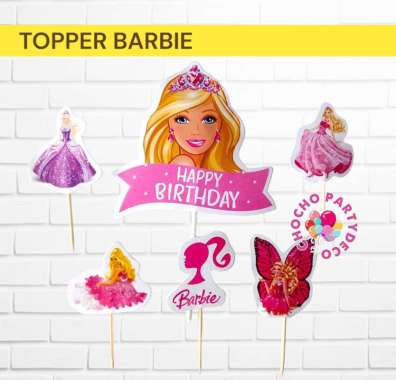 Topper BARBIE / Topper Kue Barbie Ken Barbie A