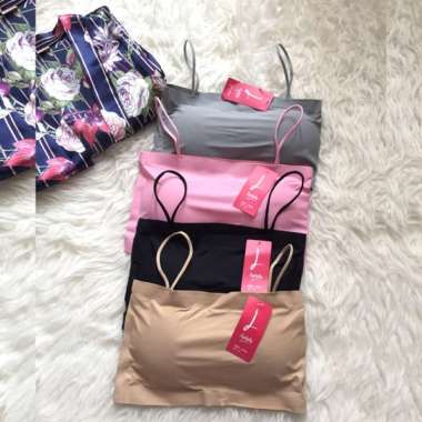 Lidily - Bra Kemben Seamless Premium [ Bh Busa Tanpa Kawat ] Ootd Korean Girl | Kemben 4 Kaitan KEMB