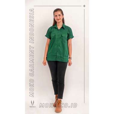 Mokoworkwear ENGINEER WORKSHIRT SERIES - GREEN M