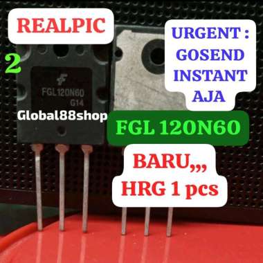 FGL120N60 FGL 120N60 MOSFET TR TRANSISTOR IC IGBT MOSPET PENDINGIN HEATSINK AUDIO POWER AMPLIFIER DI
