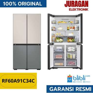Kulkas Samsung Side By Side rf60a91c34C 644 Liter 4 Pintu Inverter
