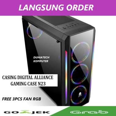 Casing Digital Alliance DA GAMING N23 with 3 RGB Fan