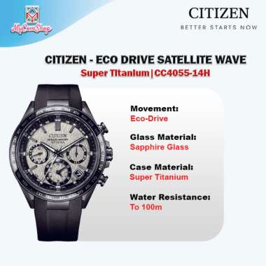 CITIZEN ECO DRIVE GPS CHRONOGRAPH CC4055-14H