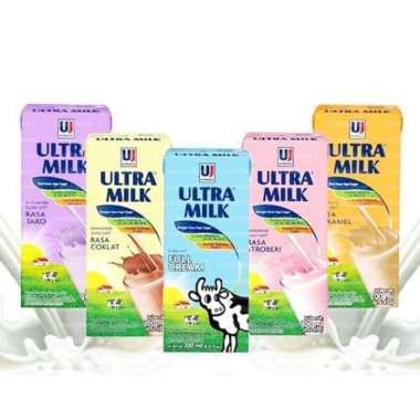 Promo Harga Ultra Milk Susu UHT Taro 200 ml - Blibli