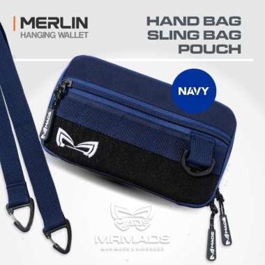 Merlin Hanging Wallet - Tas Tangan Tas Selempang Pouch Bag Sling Bag Hand Bag Hanging Bag - Canvas V