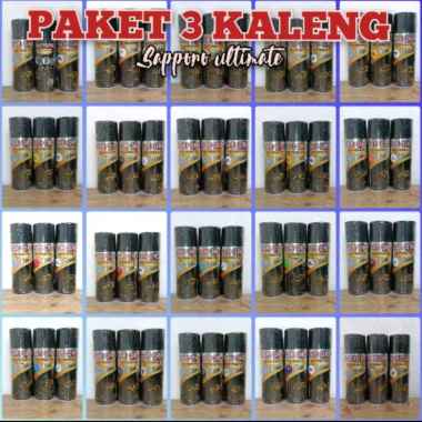 C. PAKET 3 KALENG pilok pilox sapporo ultimate saporo M84 PDK GOLD XT03 BUNGLON SULTAN XT01 V46 YELL