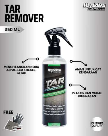 Hayaidesu Tar Remover / Pembersih Noda Aspal Body Kendaraan.