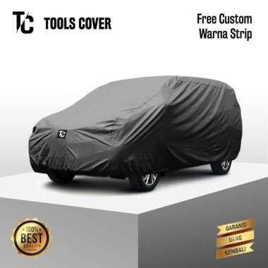 Body Cover Sarung Mobil All New Rush Gr 2021 2022 Waterproof Outdoor POLOS ABU TUA