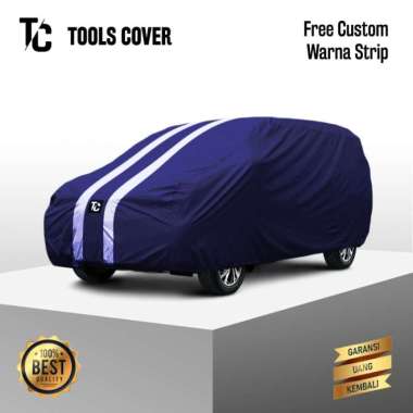 Body Cover Sarung Mobil All New Rush Gr 2021 2022 Waterproof Outdoor STRIP 2 NAVY