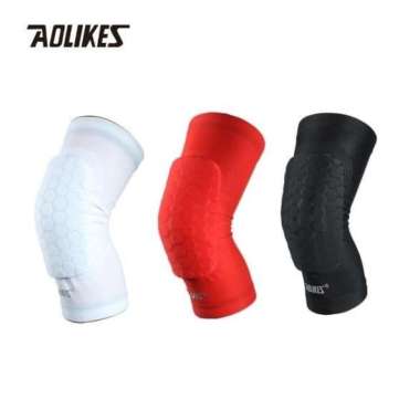 Aolikes 7066 Knee Protector Deker Lutut Volley Basket Futsal Sepeda L Hitam