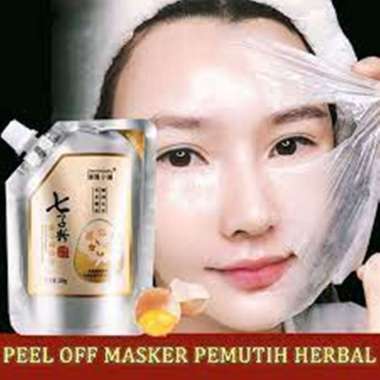 Moisturizing Yeast Eggshell Mask Cream Krim Wajah Cangkang Telur