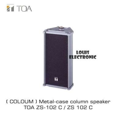 COLUMN SPEAKER TOA ZS-102C ZS 102C 10 WATT METAL CASE COLUMN SPEAKER TOA