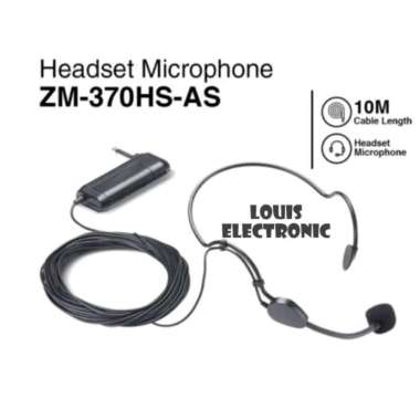 MIC HEADSET TOA ZM-370HS-AS ZM370 MIC BANDO MIC IMAM MASJID ORIGINAL