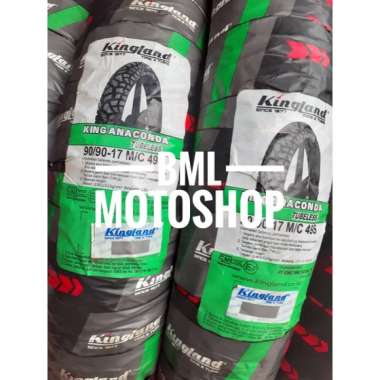 Ban Luar Kingland Anaconda 90/90-17 Tubeless Ring 17 Kembang Motor Trail Original 100%