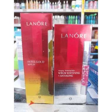 Serum lanore Day & Night Lanore , Inter Gold 10ml & whitening + anti aging 30gr Micellar Water Lanor