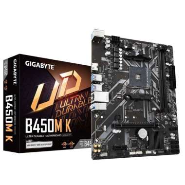 Motherboard B450M K Gigabyte AMD Socket AM4 Chipset B450 DDR4 Mobo B450M-K USB 3.0
