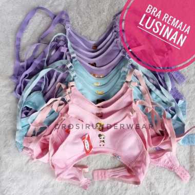 (6 dan 12) BH JAMUR - BH REMAJA MURAH - BRA ABEGE - BRA SD SMP 6 PCS 34