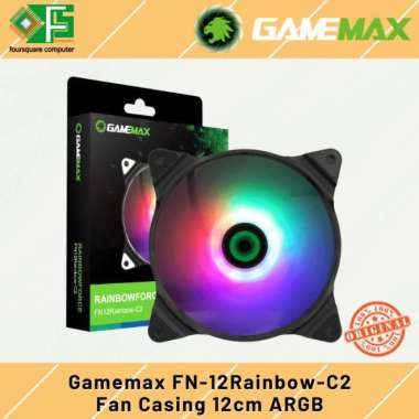 Fan Case 12 cm Gamemax FN-12Rainbow-C2 ARGB