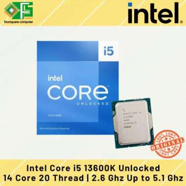Intel Core i5 13600K 14 Core 20 Thread Up to 5.1 Ghz Gen 13 LGA 1700