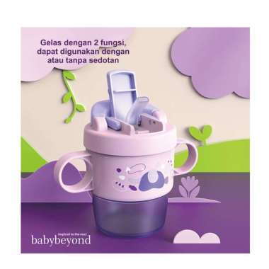 Baby Beyond 2 in 1 Spill Proof Straw Cup Pink