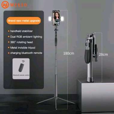 MIXIO A21S Tongsis 1.8M Bluetooth / Selfie Stick tablet Tripod 180cm