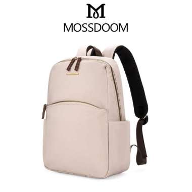 MOSSDOOM Tas Ransel Wanita Ransel Siswa Tas Ransel Multifungsi Aprikot
