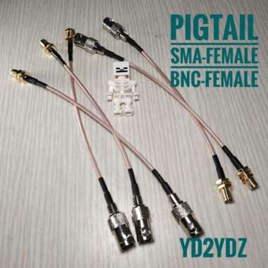 pigtail sma female bnc female konektor kabel rg316 jumper sambungan