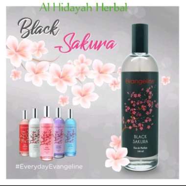 Evangeline Black Sakura 100ml Eau De Parfum (Parfum Wanita)