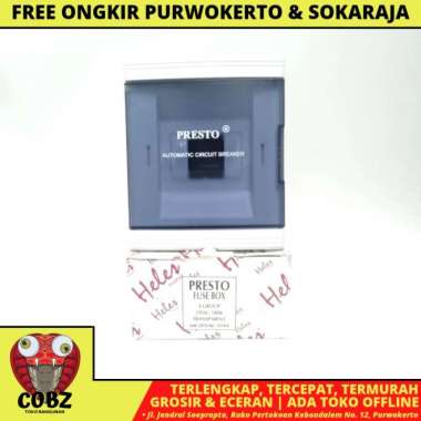 4 GRUP / PRESTO Box MCB Wadah Tempat MCB Pemutus Arus Sekring Listrik