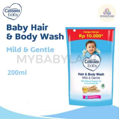 Cussons Baby Hair & Body Wash Mild & Gentle Series - Sabun Bayi 2in1 | Cussons Baby Hair and Body Wa