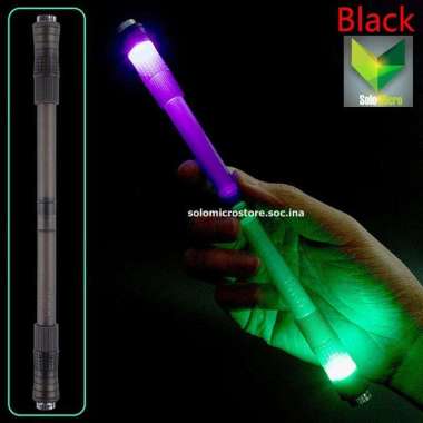 WePick Mainan Rotating Pen Stick Pen Fidget Spinner Toy LED Illuminate