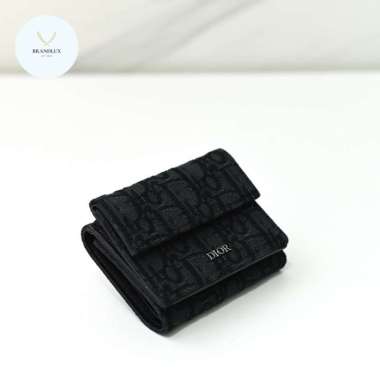 Christian Dior Oblique Trifold Wallet - 100% Authentic