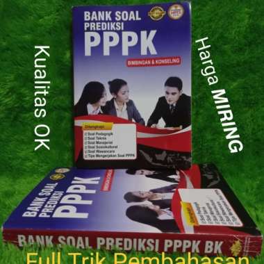 BANK SOAL PREDIKSI PPPK GURU BK(SD-SMP-SMA) 2021/T'update-Harga Miring Multicolor