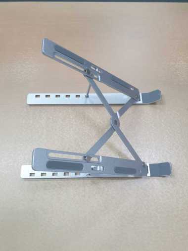 Stand Laptop Aluminium L1 Portable - Dudukan/Meja Laptop Portable Metal - Putih