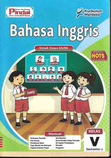 Buku LKS Bahasa Inggris Kelas 5 SD/MI kurikulum Merdeka Semester 2