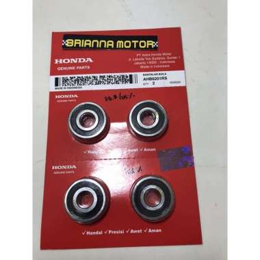 BEARING 6201 AHM ISI 2Pcs AHB 6201 RS ORIGINAL HONDA AHB6201RS