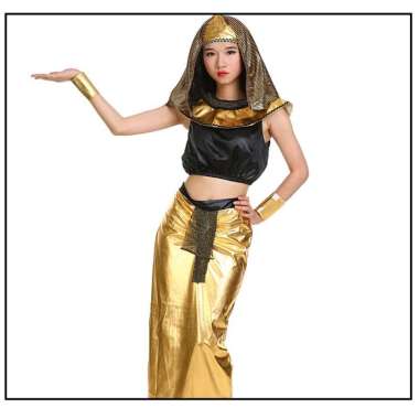 Verish CC-173 kostum halloween cleopatra pharaoh mesir wanita pria cosplay costume dewasa CLEOPATRA