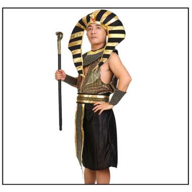 Verish CC-173 kostum halloween cleopatra pharaoh mesir wanita pria cosplay costume dewasa PHARAOH