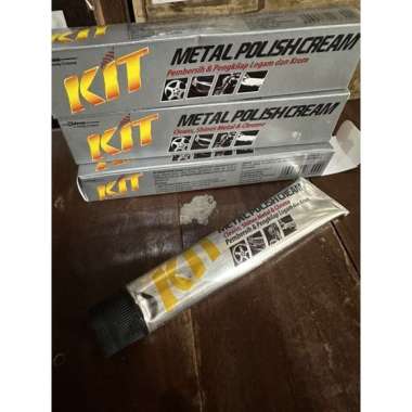 Kit Metal Polish Cream 50 gr kit metal pengkilap chrome dan besi