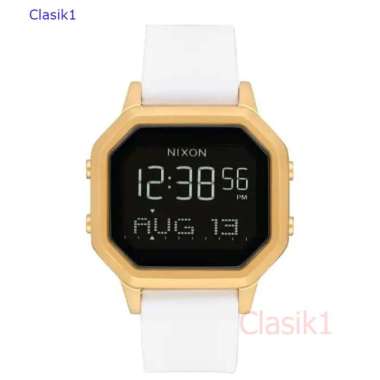Original 100%!! JAM TANGAN NIXON A1211508 SIREN SS GOLD WHITE ORIGINAL GARANSI RESMI