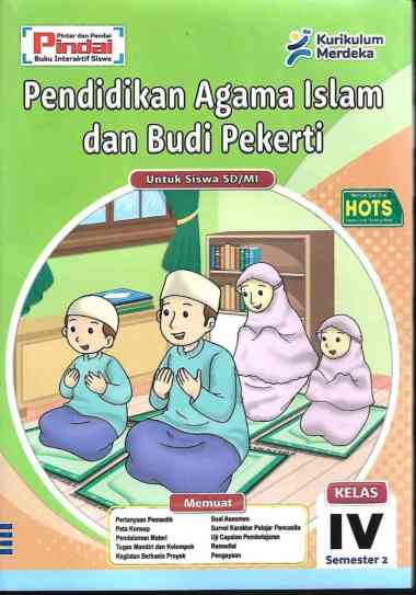 Buku LKS PAI Kelas 4 SD/MI kurikulum Merdeka Semester 2