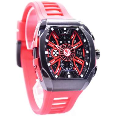 Jam Tangan Pria Christ Verra CV 12080G-36 BLK/RED Original & Garansi