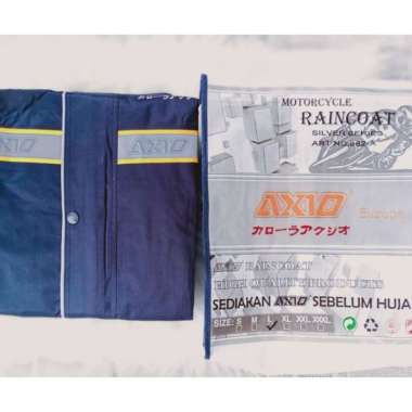 Jas Hujan AXIO Europe 882 ASLI 100% ORIGINAL Bahan Parasut Taslan Ukuran S M L XL dan 2XL / XXL S Do