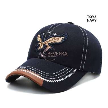 VERISY Topi Baseball keren Phonix ELANG Snapback hat black topi pria polos hitam import premium cap 