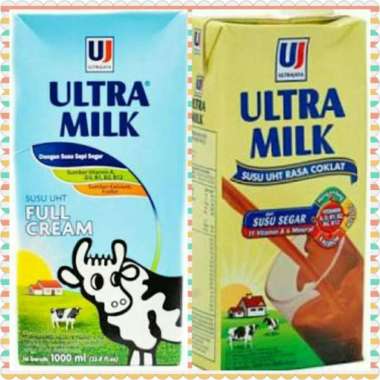 Susu UHT Ultra Milk/ Susu Ultra 1000 ml Coklat